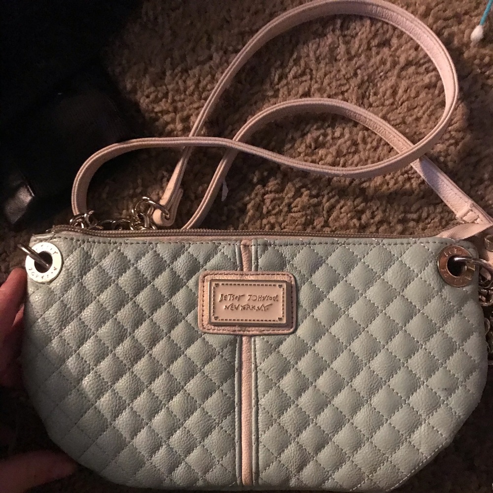 Betsey Johnson Blue Med size bag brand new